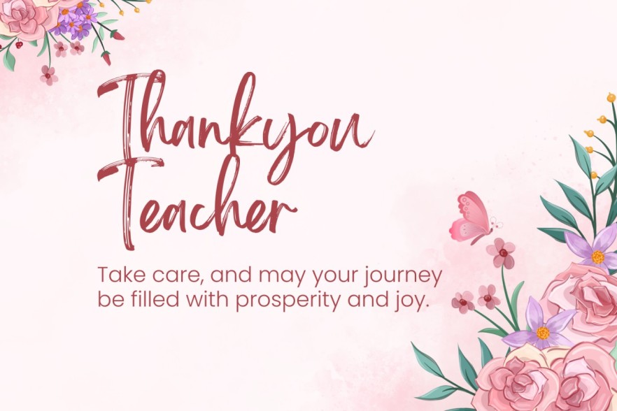 Thank You Messages for Teachers