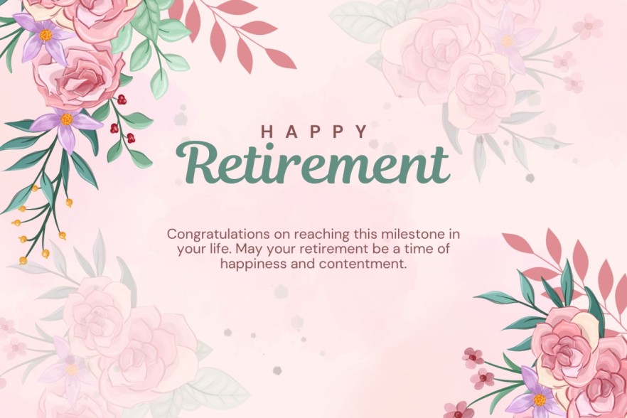 Retirement Thank You Messages card