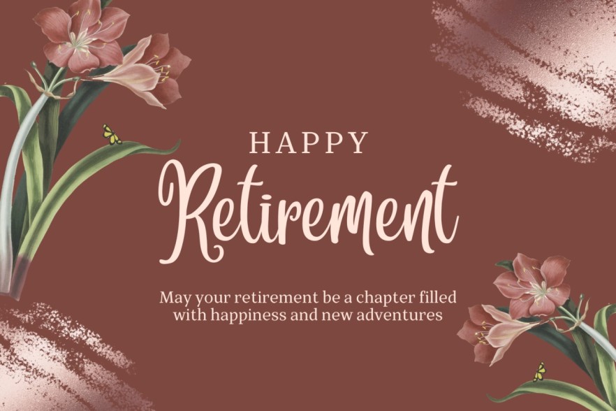 Retirement Thank You Messages card