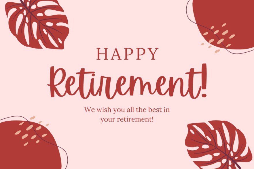 Retirement Thank You Messages card