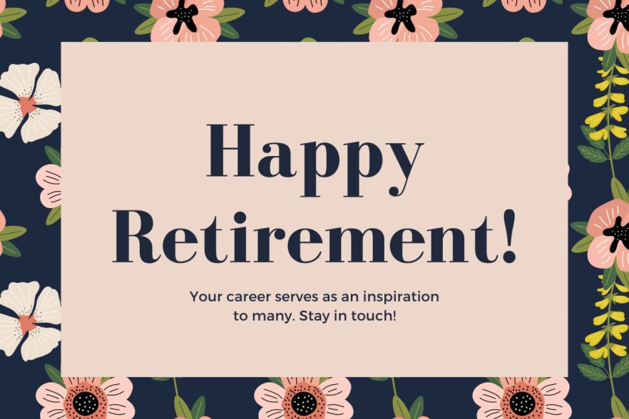 Retirement Thank You Messages card