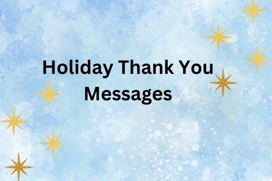 Holiday Thank You Messages