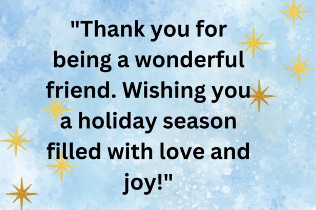 Holiday Thank You Messages